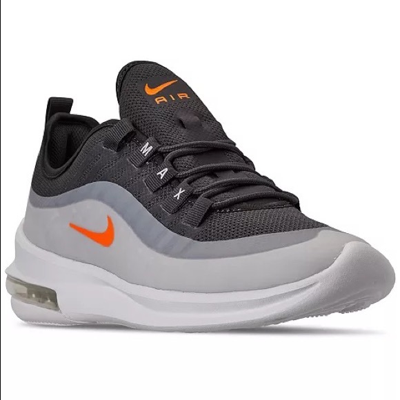 Nike Men’s Gray Orange Air Max Axis Sneaker Size 12 - Picture 1 of 10